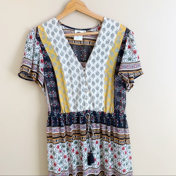 Anthro One September Midi Dress boho RELISTED - Picture 2 of 16